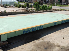 周口市安嶺鎮西瓜種植合作社30噸電子地磅